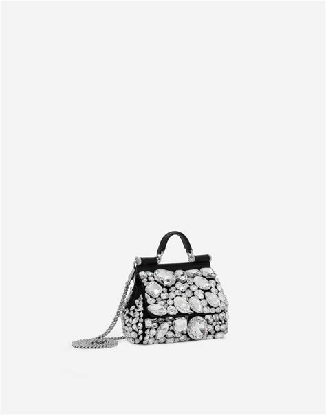 dolce gabbana mini minirock|Mini Sicily handbag in Black for Women .